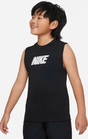 Майка підліткова Nike DRI-FIT MULTI+ чорна FB1281-010