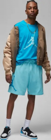 Футболка Nike JORDAN ESSENTIALS блакитна DX9581-483