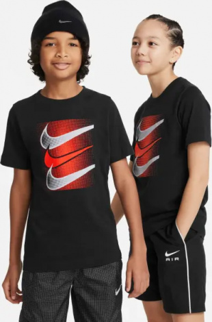 Футболка підліткова Nike SPORTSWEAR CORE BRANDMARK чорна DX9525-010