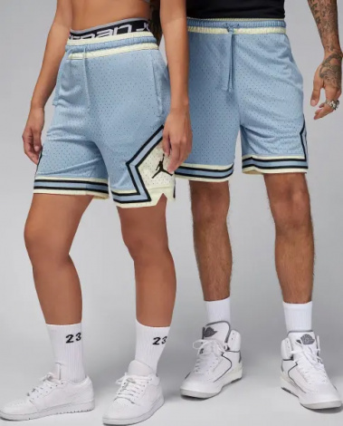Шорты баскетбольные Nike JORDAN DRI-FIT SPORT DIAMOND SHORTS дымчато-голубые DX1487-436