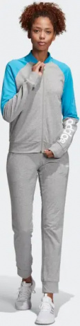 Спортивный костюм женский Adidas PERFORMANCE серо-голубой DV2435