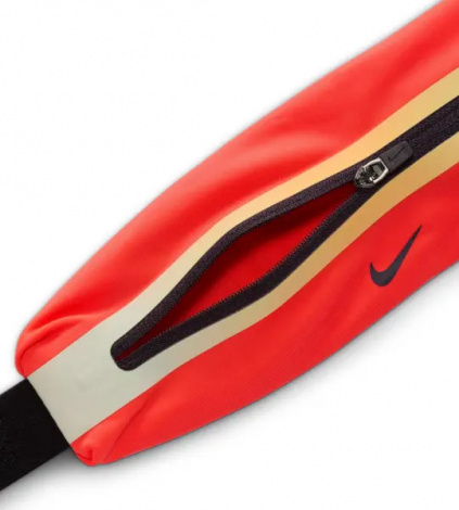 Сумка на пояс Nike SLIM RUNNING 3.0 темно-оранжево-черная DR5199-634