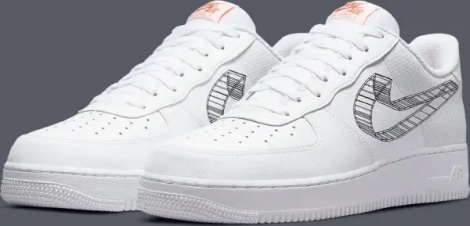 Кросівки Nike AIR FORCE 1 LOW "3D SWOOSH" білі DR0149-100
