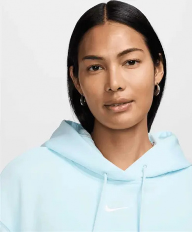 Худі жіноче Nike SPORTSWEAR PHOENIX FLEECE OVERSIZED світло-блакитне DQ5860-474