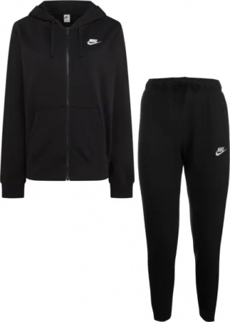 Спортивный костюм женский Nike SPORTSWEAR CLUB FLEECE черный DQ5471-010__DQ5174-010