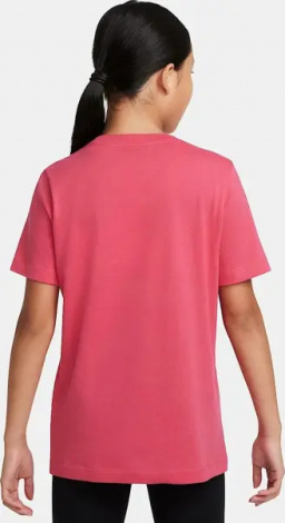 Футболка подростковая Nike SPORTSWEAR JUST DO IT BRANDMARK розовая DO1822-666