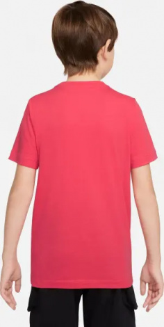 Футболка підліткова Nike SPORTSWEAR FUTURA PANEL червона DO1798-648