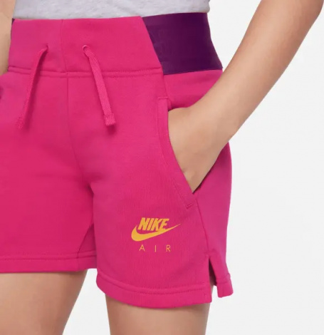 Шорты подростковые Nike AIR FRENCH TERRY розовые DM8218-666