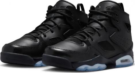 Кроссовки подростковые Nike JORDAN FLIGHT CLUB '91 (GS) черно-голубые DM1685-005