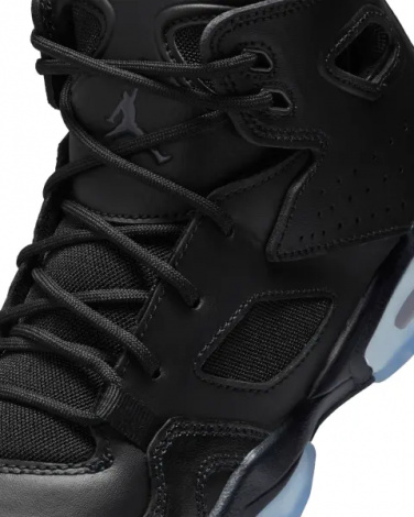Кроссовки подростковые Nike JORDAN FLIGHT CLUB '91 (GS) черно-голубые DM1685-005