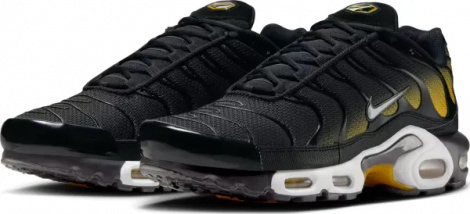 Кросівки Nike AIR MAX PLUS чорно-жовто-білі DM0032-013