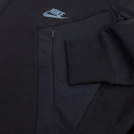 Толстовка Nike M NSW AIR MAX FLC FZ HOODIE BB черная DJ5080-010