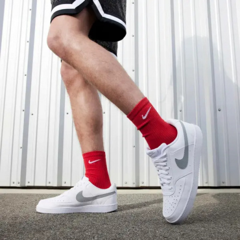 Кроссовки Nike COURT VISION LOW NEXT NATURE бело-серые DH2987-112