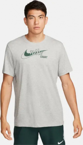 Футболка Nike NIKECOURT DRI-FIT серая DD8376-064