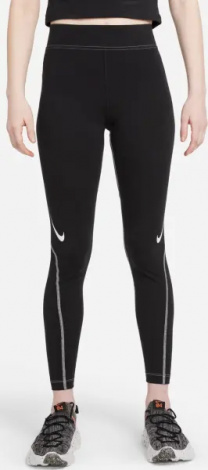 Легінси жіночі Nike SPORTSWEAR SWOOSH чорні DD5588-010