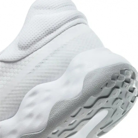 Кроссовки беговые Nike RENEW RIDE 3 бело-светло-серые DC8185-101