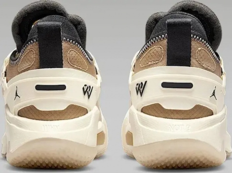 Кроссовки баскетбольные подростковые Nike JORDAN WHY NOT .5 (GS) бежево-светло-коричневые DC3643-102