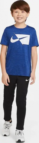 Футболка подростковая Nike DRI-FIT HYBRID синяя DA0282-492