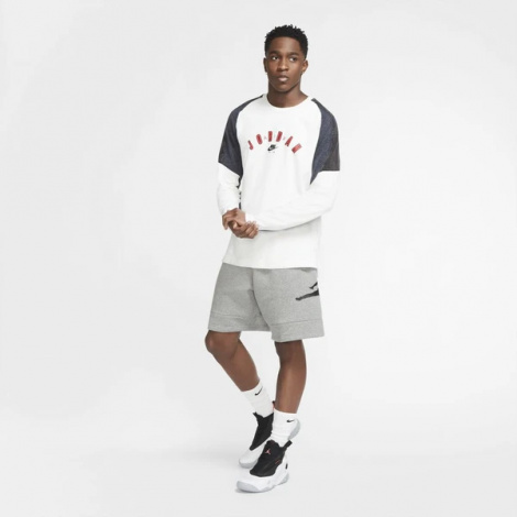 Шорты Nike JUMPMAN AIR FLC SHORT серые CK6707-091