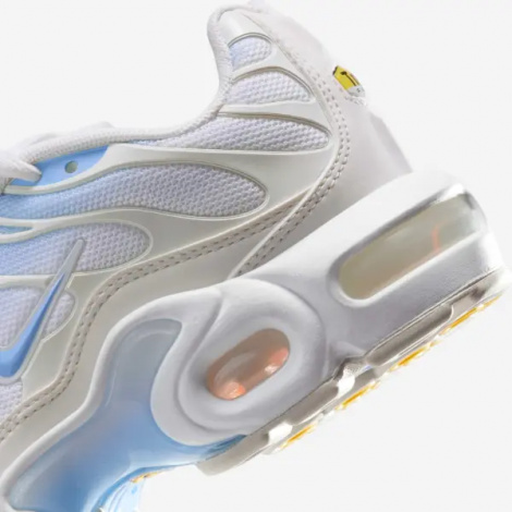 Кроссовки подростковые Nike AIR MAX PLUS (GS) молочно-голубые CD0609-411