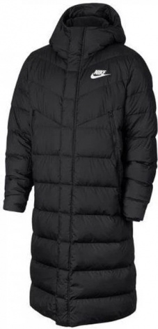 Куртка Nike M NSW DWN FILL WR PRKA HD черная AA8853-010