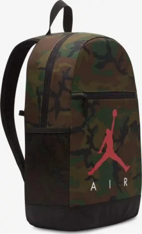Рюкзак подростковый Nike JORDAN AIR SCHOOL оливково-зелено-черный камуфляж 9B0503-650