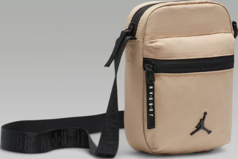Сумка через плечо Nike AIRBORNE FESTIVAL BAG бежевая 9A0631-X6A