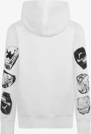 Худі підліткове Nike JORDAN MVP FLEECE біле 95D607-782