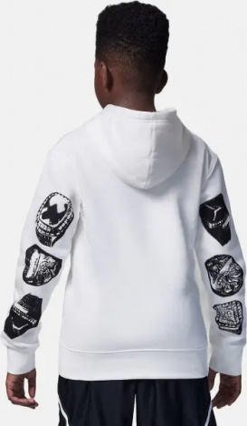 Худі підліткове Nike JORDAN MVP FLEECE біле 95D607-782