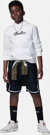 Худі підліткове Nike JORDAN MVP FLEECE біле 95D607-782