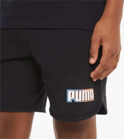 Шорти підліткові Puma ALPHA RETRO чорні 847295-01