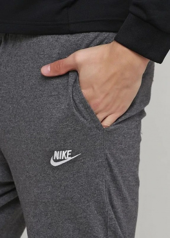 Спортивні штани Nike M NSW Pant OH Club JSY темно-сірі 804421-071