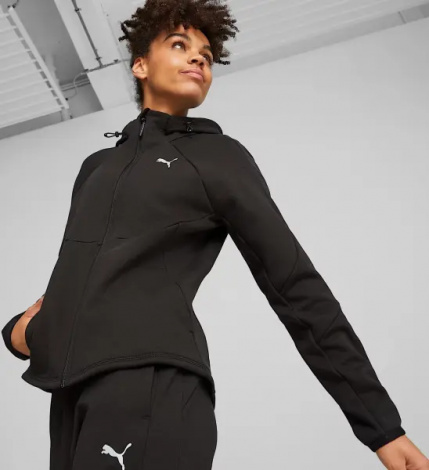 Спортивний костюм жіночий Puma EVOSTRIPE чорний 676807-01__676077-01