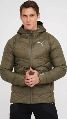 Пуховик Puma PWRWARM PACKLITE оливковый 587703-44