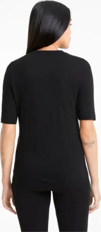 Футболка жіноча Puma MODERN BASICS SLIM чорна 585929-01