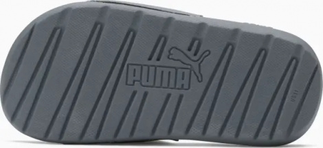 Шлепанцы детские Puma COOL CAT 2.0 серо-черные 390884-02