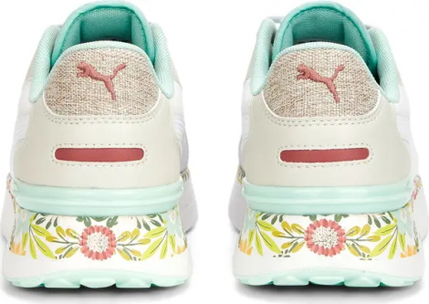 Кросівки жіночі Puma R78 VOYAGE WILD GARDEN біло-бежево-м'ятні 389235-01