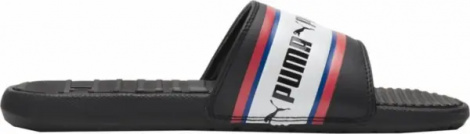 Шльопанці Puma COOL CAT чорно-червоно-сині 385887-01