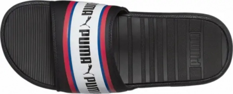 Шльопанці Puma COOL CAT чорно-червоно-сині 385887-01