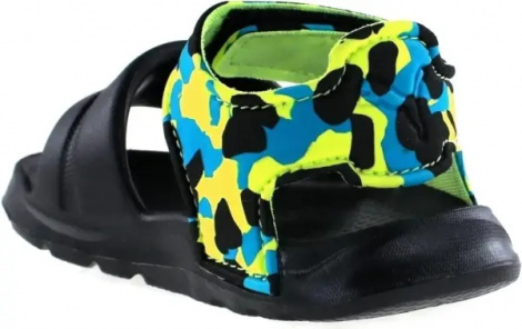 Сандалі дитячі Puma WILD INJEX CAMO чорно-жовто-блакитні 365082-02