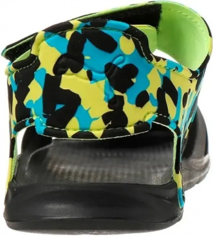 Сандалі дитячі Puma WILD INJEX CAMO чорно-жовто-блакитні 365082-02
