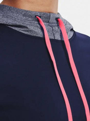 Худи женское Under Armour COLDGEAR COZY темно-сине-серо-розовое 1370201-410
