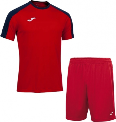 Комплект футбольной формы Joma ECO CHAMPIONSHIP красно-темно-синий 102748.603_100053.600