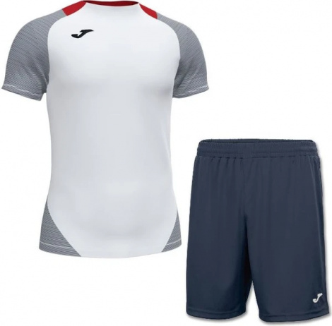 Комплект футбольної форми Joma ESSENTIAL II біло-темно-синій 101508.203_100053.331