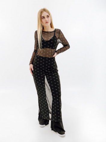 Платье Nike W Nsw Air Aop Mesh Ls Dress