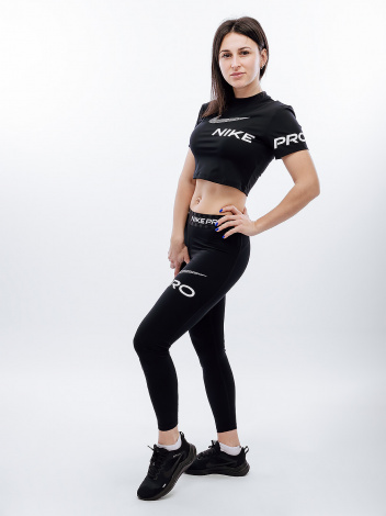 Футболка Тренировочная Nike W Np Grx Ss Crop Top