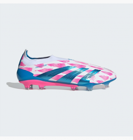 Бутси Adidas Predator Elite Laceless Firm Ground Soccer Cleats White/Pink