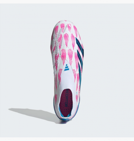 Бутси Adidas Predator Elite Laceless Firm Ground Soccer Cleats White/Pink
