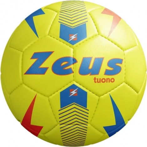 Футбольний м'яч Zeus PALLONE TUONO GF/LR жовто-синьо-оранжевий