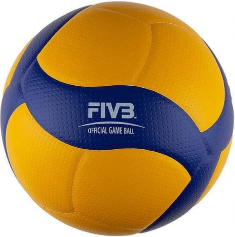 М'яч волейбольний Mikasa жовто-синій V200W